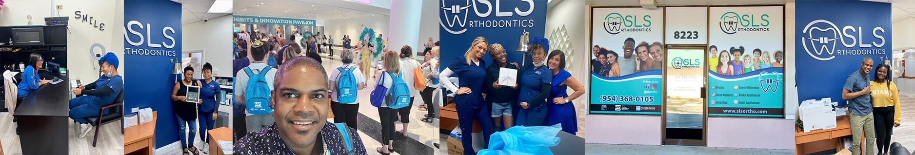 The SLS Orthodontics office and team